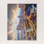 Zonsondergang boven Tokio, Japan Legpuzzel (Verticaal)
