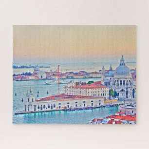 Zonsondergang boven Venetië, Italië Legpuzzel
