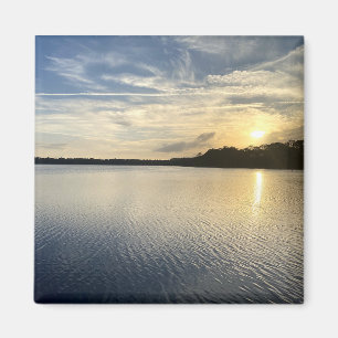 Zonsondergang boven Wildcat Lake Magneet