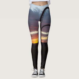 Zonsondergang boven Wildfire Leggings