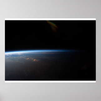 Zonsondergang boven Zuid-Amerika Poster