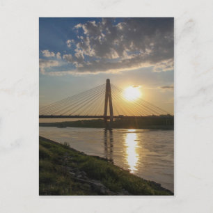 zonsondergang briefkaart
