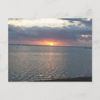 zonsondergang briefkaart