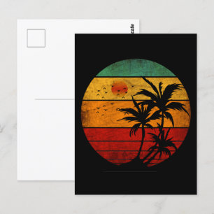 zonsondergang briefkaart