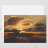 Zonsondergang Briefpapier (Voorkant / Achterkant)