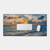 Zonsondergang bureaumat (Keyboard & Muis)