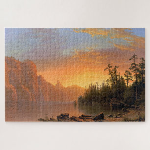 Zonsondergang, Californië, Albert Bierstadt Legpuzzel