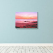 ZONSONDERGANG CANVAS AFDRUK (Insitu (Houten vloer))