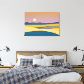 Zonsondergang Canvas Afdruk (Insitu (Slaapkamer))