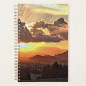 Zonsondergang Canvas Art Planner (Voorkant)