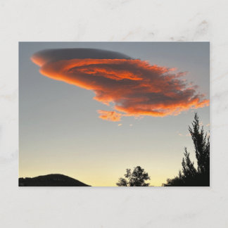 Zonsondergang Cloud in Reno, Nevada Briefkaart
