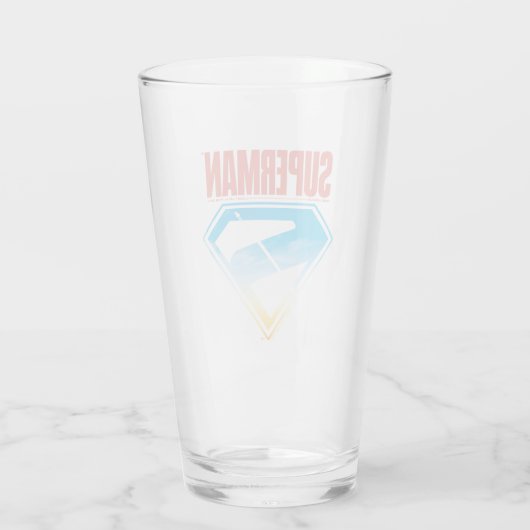 Zonsondergang door het S-Shield Glas (Achterkant)