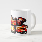 Zonsondergang eekhoorn Herfstvreugde Extra Grote Beker (Voorkant rechts)