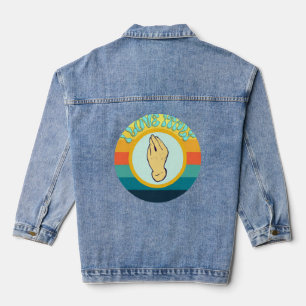 Zonsondergang en Italiaanse Vibes Denim Jacket