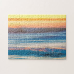 Zonsondergang en Oceaan Cape Disappointment Stat Legpuzzel