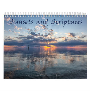 Zonsondergang en Schrift Kalender