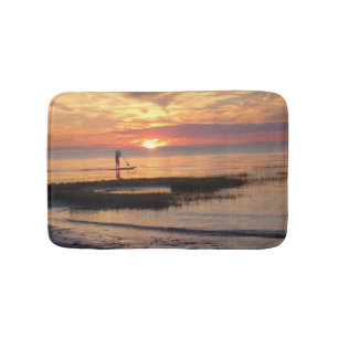 Zonsondergang en Surfplank Badmat