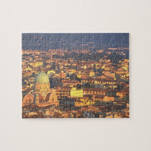 Zonsondergang Florence Italië 1995 Legpuzzel (Horizontaal)