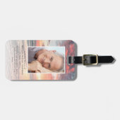 Zonsondergang Foto Memorial Bagagelabel (Voorkant horizontaal)