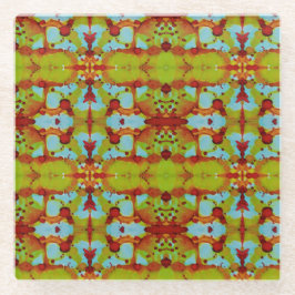 zonsondergang glazen onderzetter