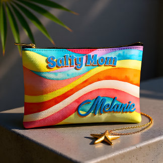 Zonsondergang Golven Watercolor Moeder Etui