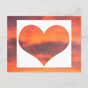 Zonsondergang Hemel Foto Afbeelding Landschap Oran Briefkaart