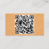 Zonsondergang Herfst Bloemen Trouwdetails Informatiekaartje (Achterkant)