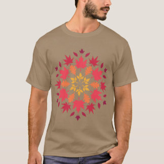 Zonsondergang herfst t-shirt