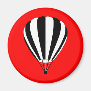 zonsondergang hete luchtballon magneet