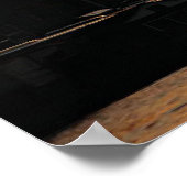 Zonsondergang in Amsterdam Poster (Hoek)