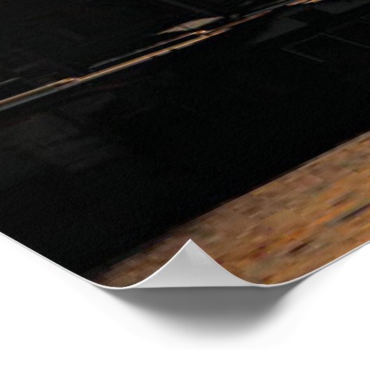 Zonsondergang in Amsterdam Poster (Hoek)