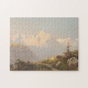 Zonsondergang in de bergen - Carl Lafite Legpuzzel