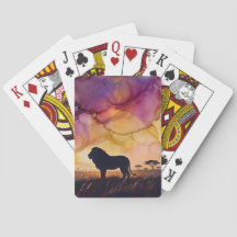 Zonsondergang in de savanne