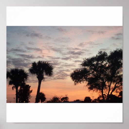 zonsondergang in FL Poster (Voorkant)