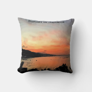 Zonsondergang in Jamaica Kussen
