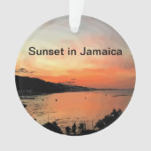 Zonsondergang in Jamaica Ornament (voorkant)