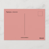 Zonsondergang in Jeghegis Armenië Briefkaart (Achterkant)