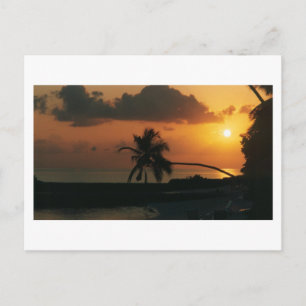 Zonsondergang in Nakatchafushi Briefkaart