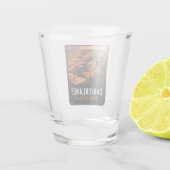 Zonsondergang in National Park Canyonlands Shot Glas (Achterkant)