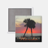 Zonsondergang in Panama City Beach Florida magneet (Voorkant / Achterkant)