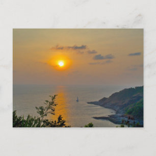 Zonsondergang in Phuket Briefkaart