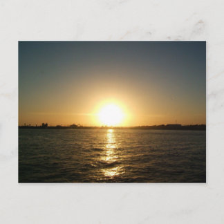 zonsondergang in tampa florida briefkaart