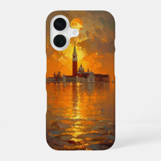 Zonsondergang in Venetië iPhone 16 Hoesje
