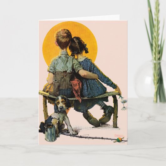 Zonsondergang Kaart (Voorkant)