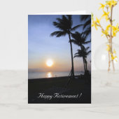 zonsondergang kaart (Gele Bloem)