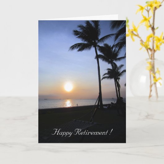 zonsondergang kaart (Gele Bloem)