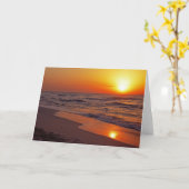 Zonsondergang Kaart (Gele Bloem)