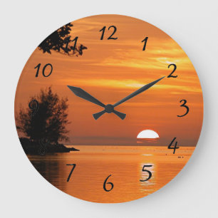 Zonsondergang Key West Grote Klok