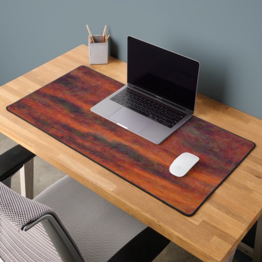 Zonsondergang Kleuren in Wolken Abstracte Art Desk Bureaumat (Kantoor 2)