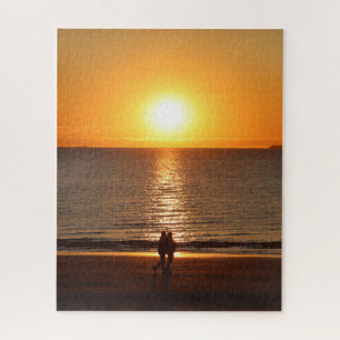 "Zonsondergang Koppel" Fotografie Legpuzzel